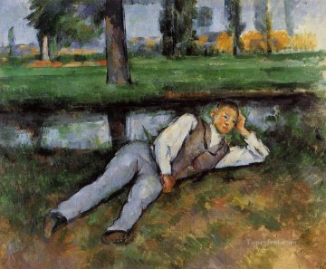Niño Descansando Paul Cezanne Pinturas al óleo